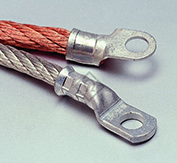 Current connectors, earthing connectors and flexible copper connections 